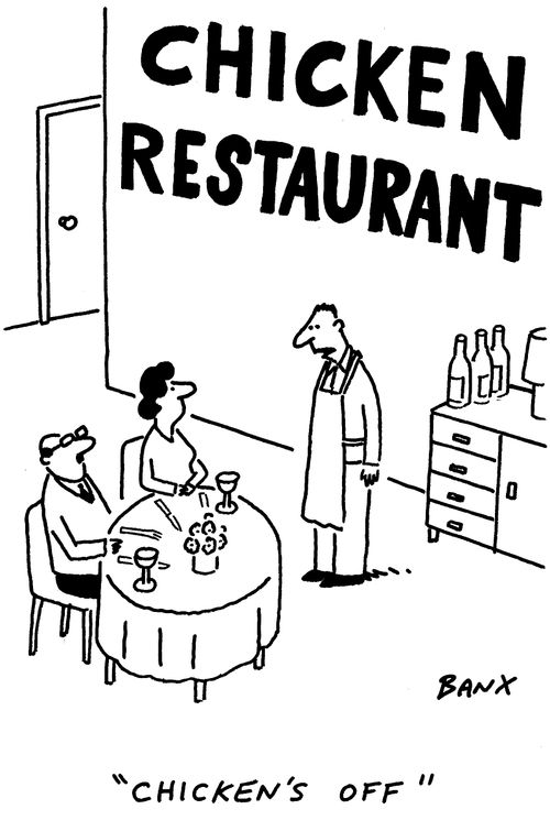 "Chicken's off"