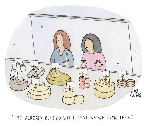 "I've already bonded with that wedge over there."