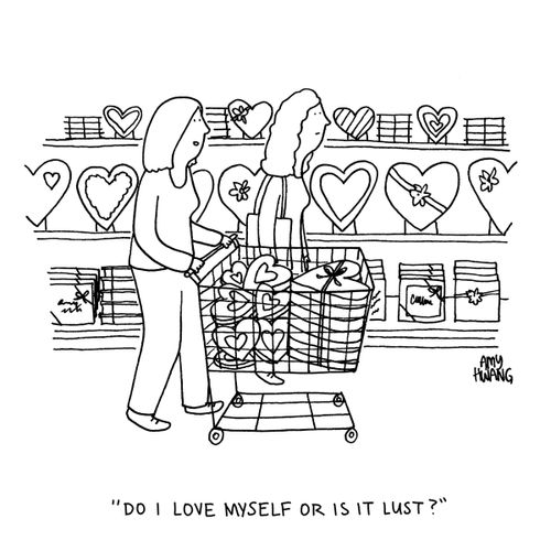 "Do I love myself or is it lust?"