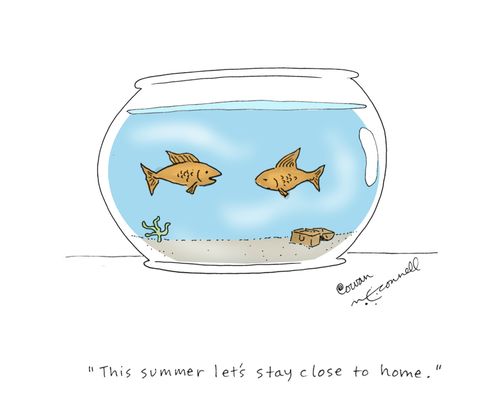 "This summer let's stay close to home."