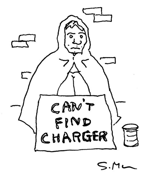 CAN'T FIND CHARGER