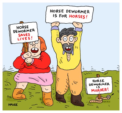 Horse De-wormer Saves Live!