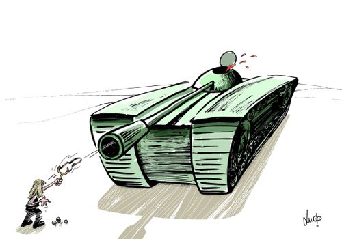 David vs Tank Goliath
