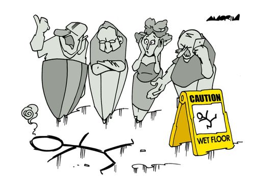 Caution: Wet Floor