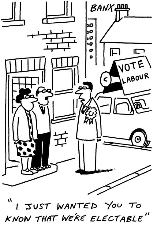 "I just wanted you to know that we're electable."