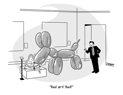 "Bad art! Bad!"