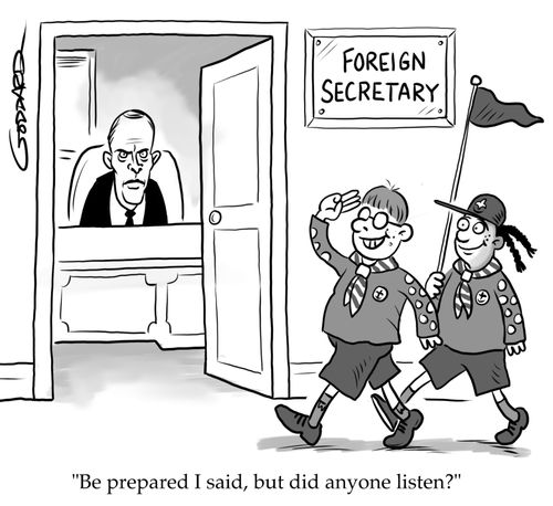 "Be prepared I said, but did anyone listen?"