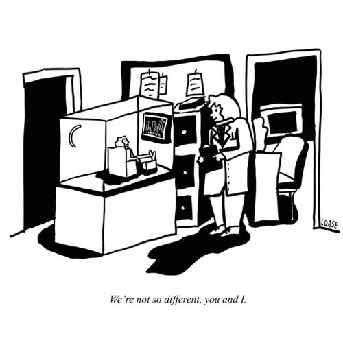 "We're not so different, you and I."
