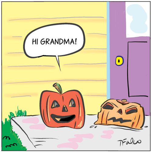"Hi Grandma!"