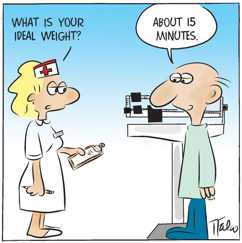 "What is your ideal weight?"