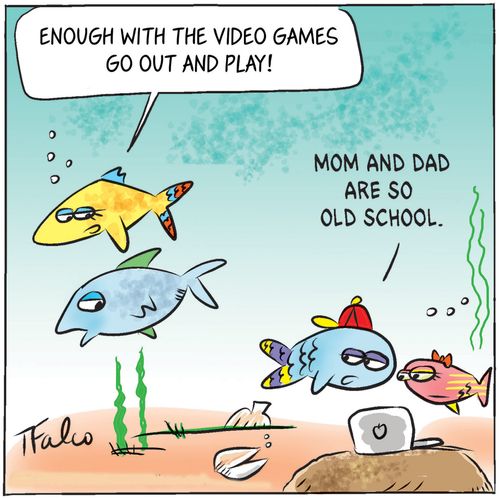 "Enough with the video games go out and play!"