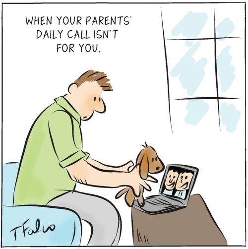 When your parents daily call isn't for you.