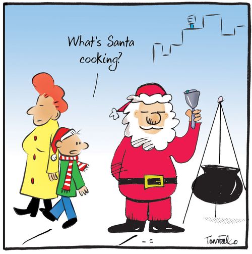 "What's Santa cooking?"