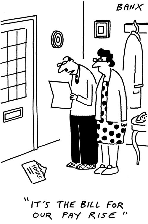 "It's the bill for our pay rise."