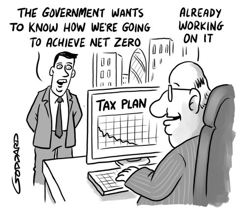 "The government wats to know how we're going to achieve next zero."
