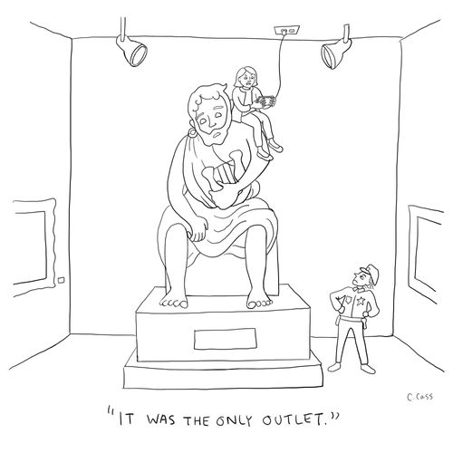 "It was the only outlet."