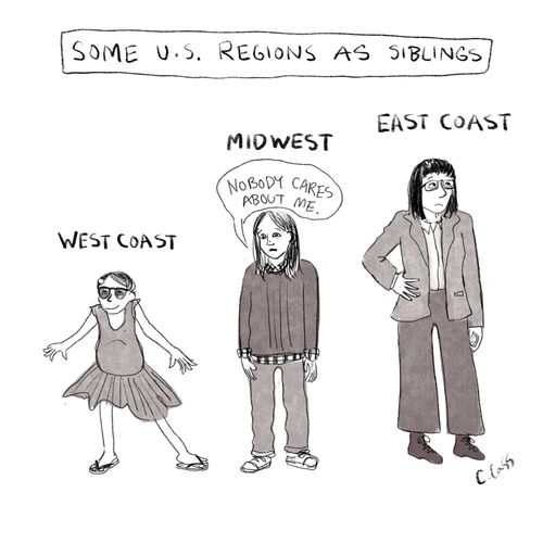 Some U.S. Regions As Siblings
