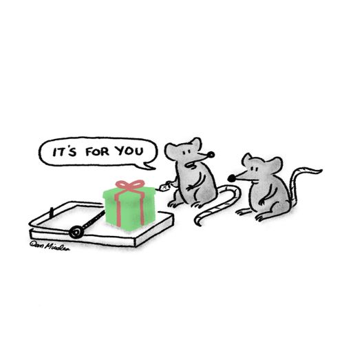"It's for you."