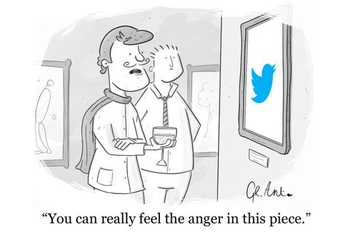 "You can really feel the anger in this piece."