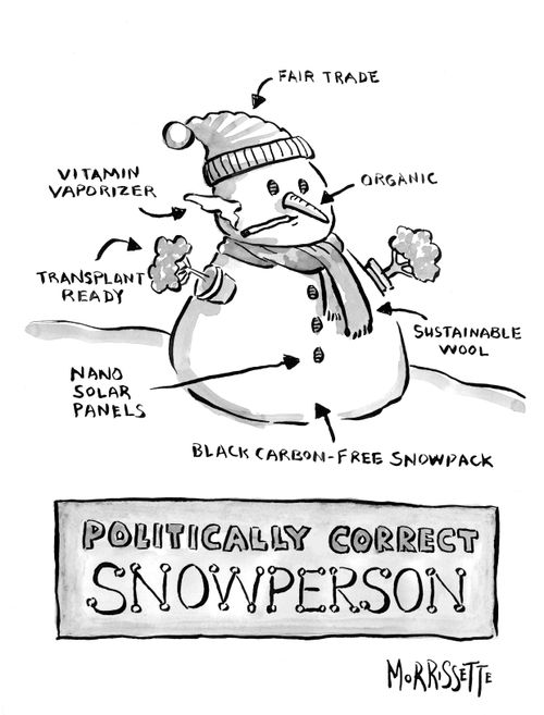 Politically Correct Snowperson