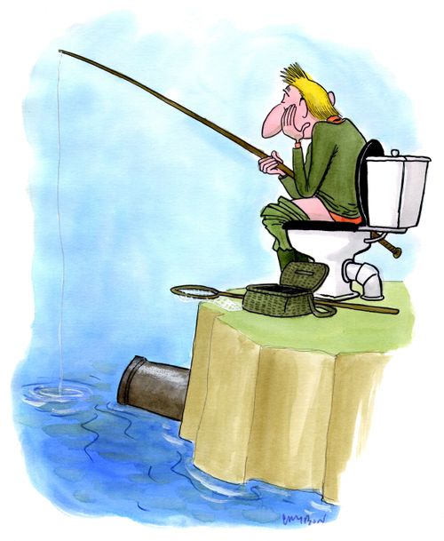 Toilet Fishing