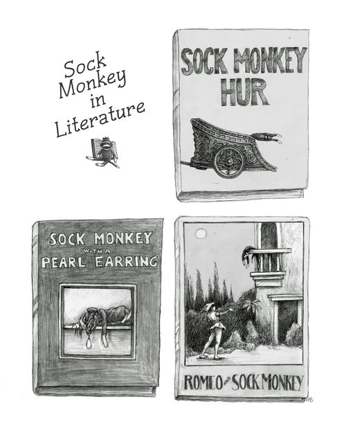 Sock monkey in literature