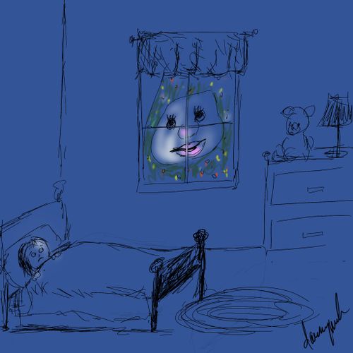 Scary Face at Window
