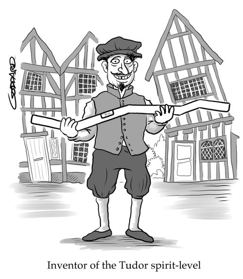 Inventor of the Tudor spirit-level
