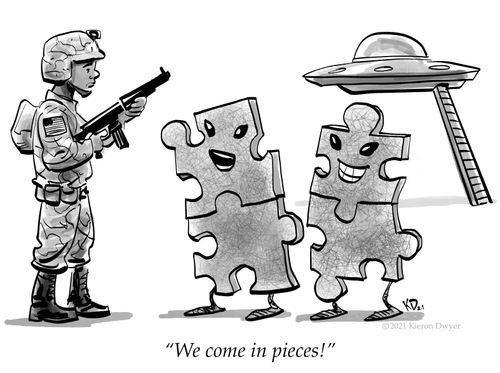"We come in pieces!"