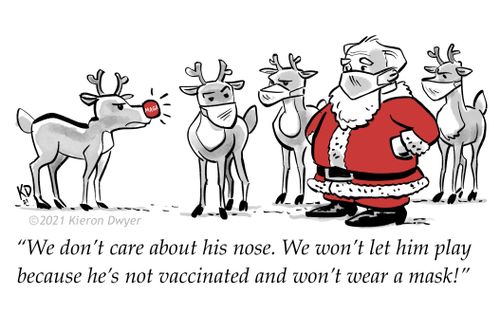 "We don't care about his nose. We won't let him play because he's not vaccinated and won't wear a mask!"