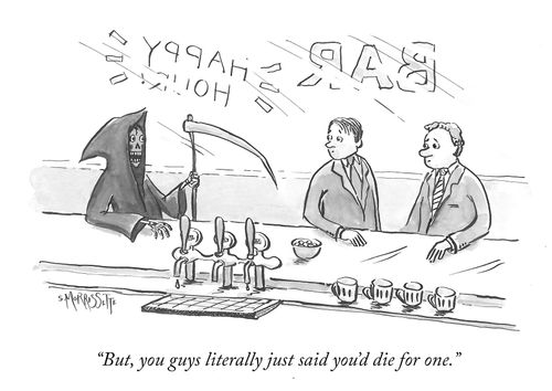 "But, you guys literally just said you'd die for one."