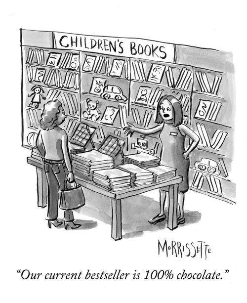 "Our current bestseller is 100% chocolate."