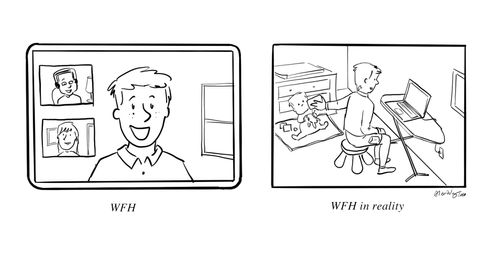 WFH. WFH reality
