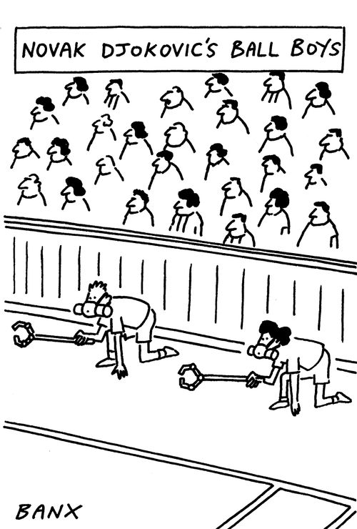 Novak Djokovic's Ball Boys
