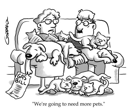 "We're going to need more pets." 