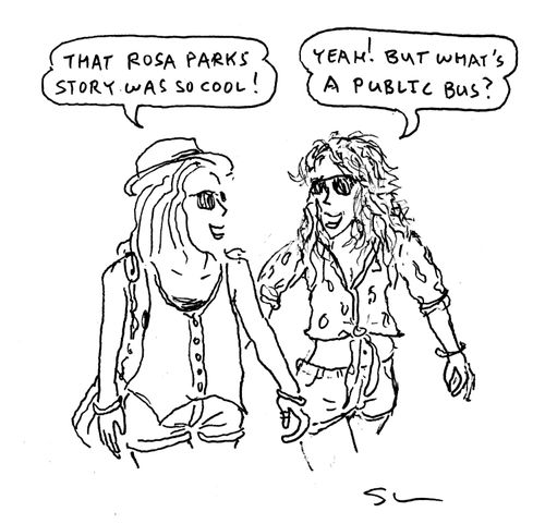 "That Rosa Parks story was so cool!"