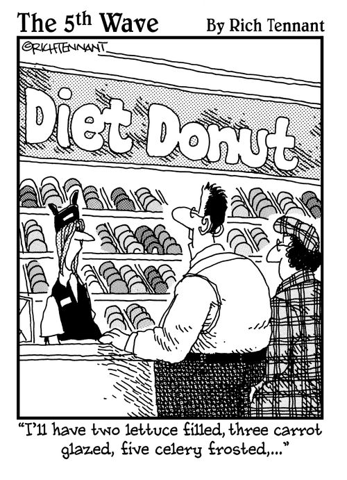 "I'll have two lettuce filled, three carrot glazed, five celery frosted. . ."