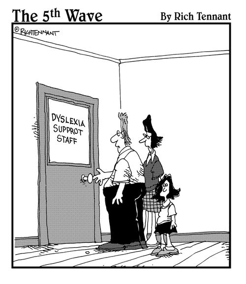 Dyslexia supprot staff