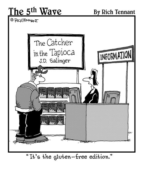 "It's the gluten-free edition."