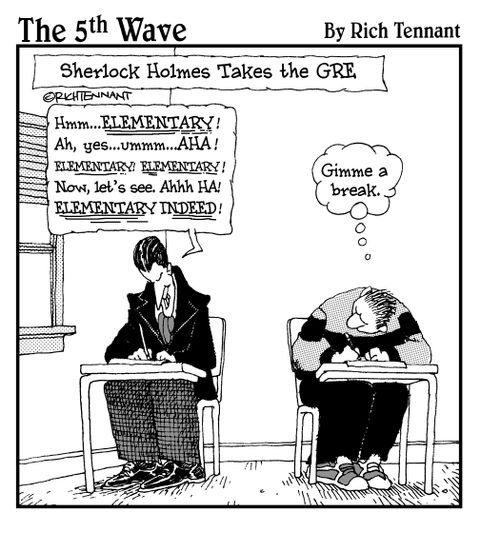Sherlock Holmes Takes the GRE