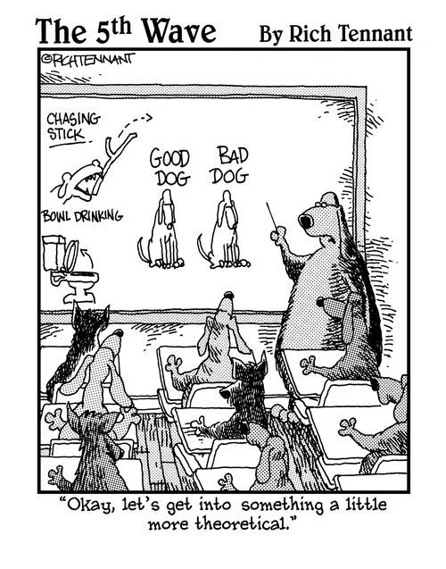"Okay, let's get into something a little more theoretical."