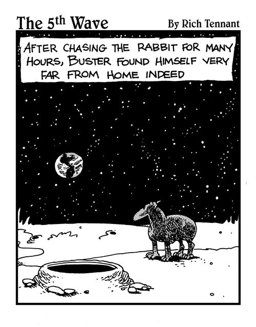 After chasing the rabbit for many hours, Buster found himself very far from home indeed.