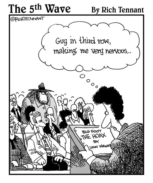 "Guys in third row, making me very nervous. . ."