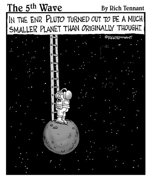 In the end, Pluto turned out to be a much smaller planet than originally thought.