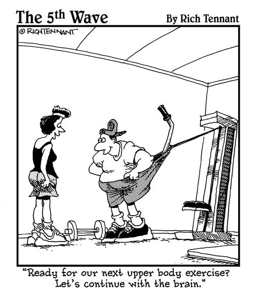 "Ready for our next upper body exercise? Let's continue with the brain."