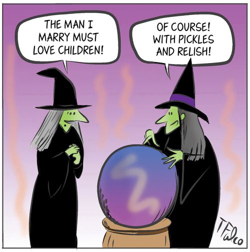 "The man I marry must love children!"