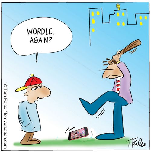 "Wordle again?"