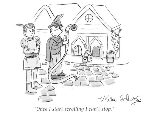 "Once I start scrolling I can't stop."