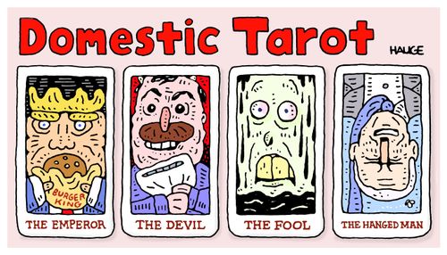 Domestic Tarot: The Hanged Man