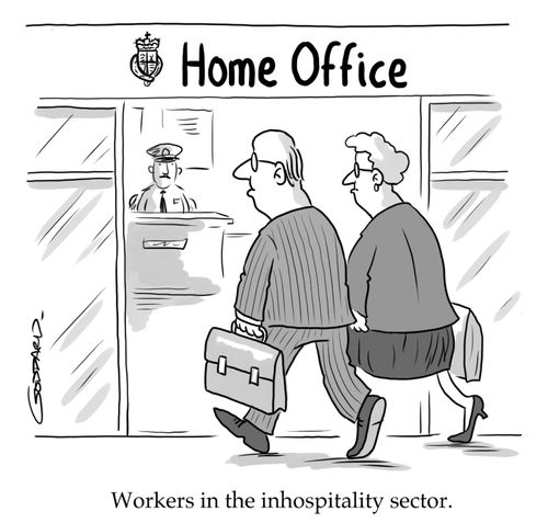UK Home Office - Workers in the inhospitality sector.